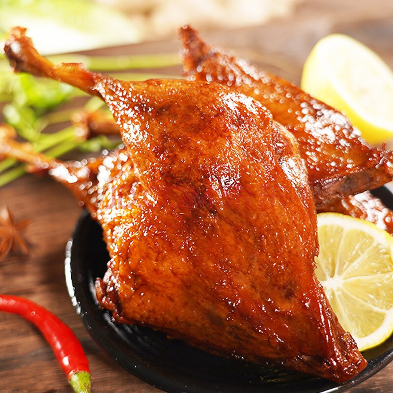 福银祥手撕鸭腿即食零食小吃香辣味孜然味烟熏味熟食即食烤鸭腿 153克