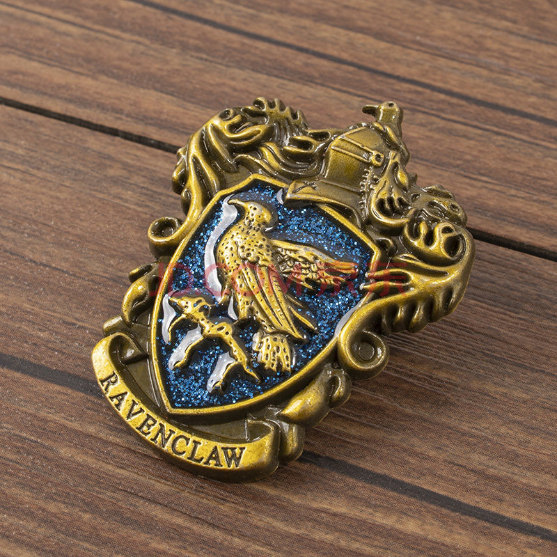 哈利波特徽章 哈利胸章波特胸针霍格沃茨格兰芬多斯莱特林胸针周边学