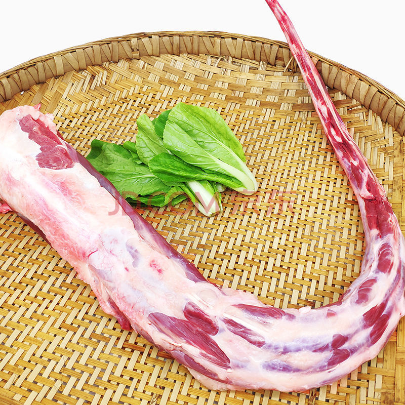 【真牛尾】新鲜牛尾骨带皮整根黄牛尾巴黄牛肉清真现宰冷冻 诺斯食美