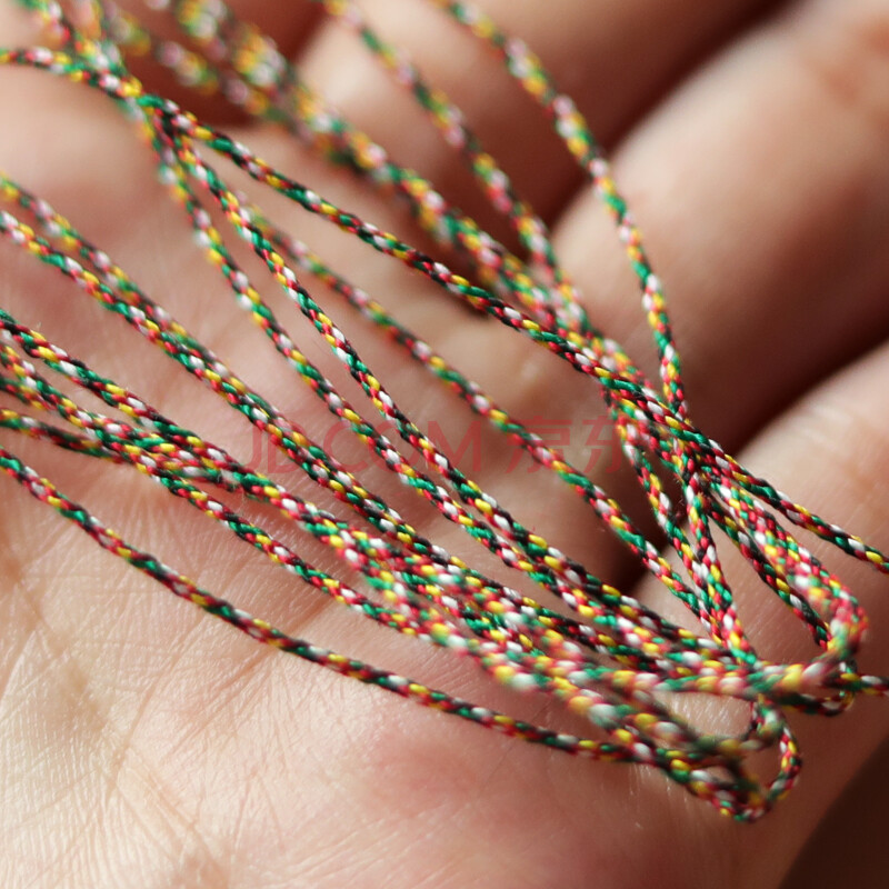 五色丝线 蚕丝端午节五彩绳diy手工高端手作线材手链编织绳五色线丝线