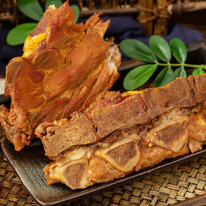 5折 猪骨架哈尔滨一手店熏酱猪脊骨东北酱骨香熏卤味熟食下酒菜美食