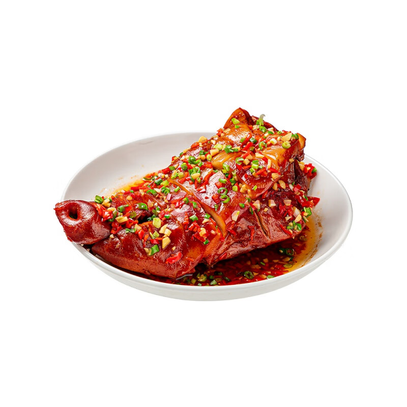 鸿运当头1kg招牌猪头商用冷冻半成品菜肉类五香食材熟食整只猪脸