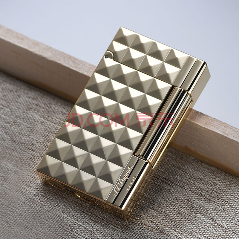 s.t.dupont 法国都彭 gatsby系列钻石菱纹打火机 镀金 18113