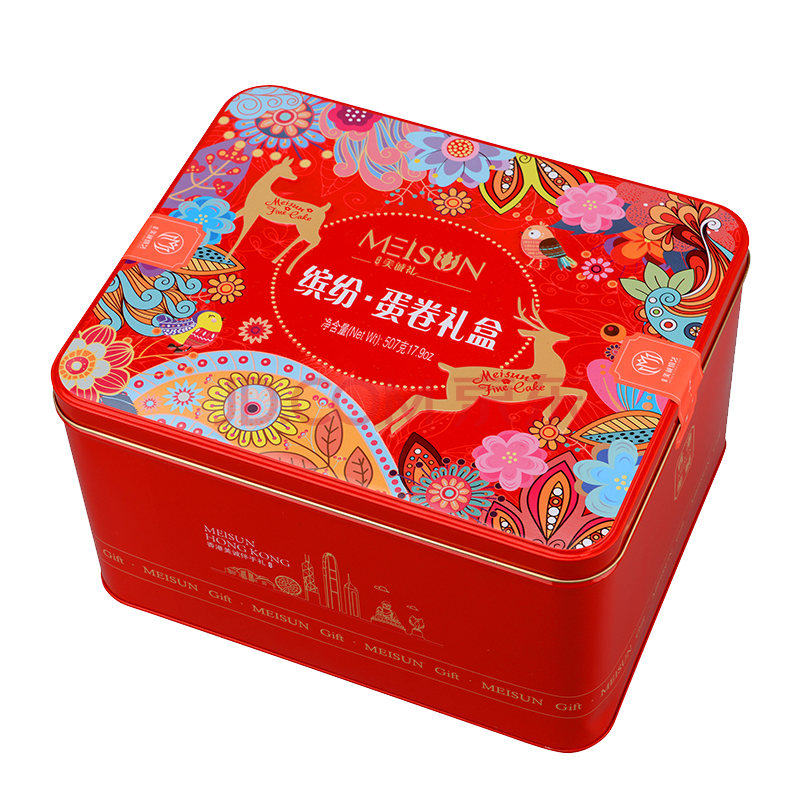 香港美诚西饼什锦礼盒 缤纷系列蛋卷糕点点心礼盒 节日礼品送礼 企业