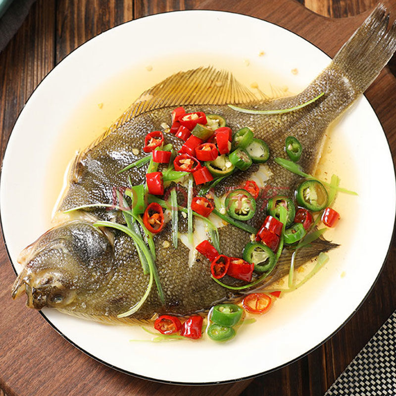 鲜活速冻大偏口鱼深海海鱼新鲜 单条5两左右 净重1斤装