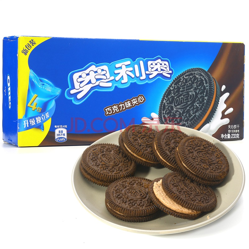 奥利奥巧克力味夹心饼干233g
