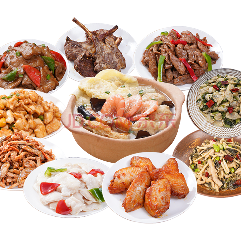 味知香中秋10道菜半成品菜组合装快手菜2700g