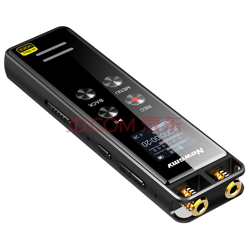 纽曼newsmy 录音笔rd07 16g 双麦克风专业无损远距高清降噪声控学习培训商务会议录音速记录音器黑色 江苏永德进口商品供应链有限公司