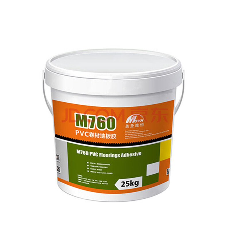 美圣雅恒 pvc地板水性胶 pvc地砖胶水卷材地板胶 环保水性胶 桶装 m