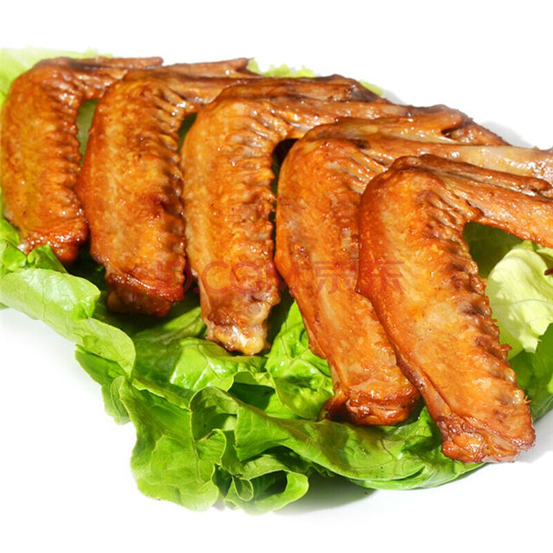 熏鸭翅小包装零食香辣卤味鸭翅膀福建三明熏鸭翅礼品 蒜香