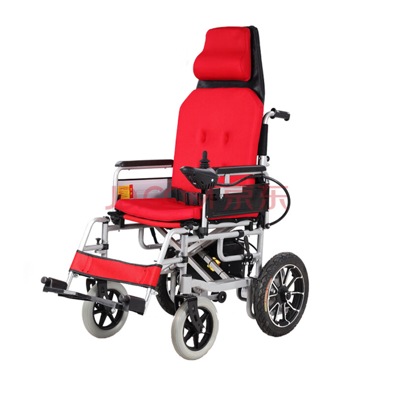 曼德尔电动轮椅车可折叠轻便老人老年残疾人智能全自动躺四轮代步车