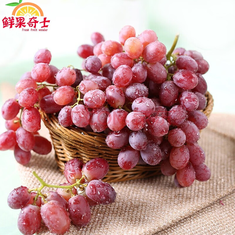 鲜果奇士 红提子新鲜无籽孕妇水果无核葡萄应季水果 3斤