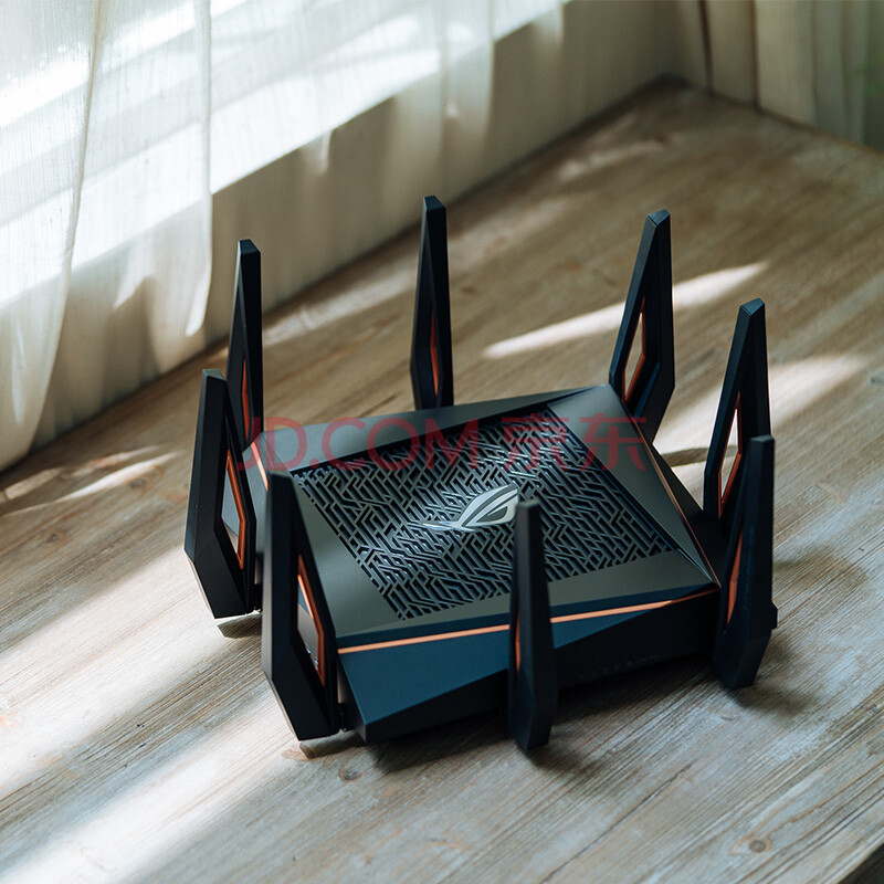 华硕 Asus Rog Gt Ax无线wifi6路由器 三频m游戏路由 四核2 5g游戏端口 华硕八爪鱼ps5网络加速 爱稳赢商城