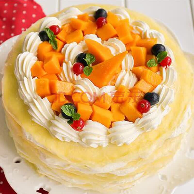 生日蛋糕当日送达新鲜水果巧克力双层祝寿订做网红蛋糕千层慕斯预定