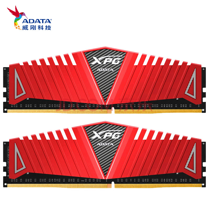 Adata Xpg Z1 Ddr4 2400Mhz (Pc4 19200) 8Gb (4Gbx2) Memory Modules, Red (Ax4U2400W4G16-Drz) (4712366960985)