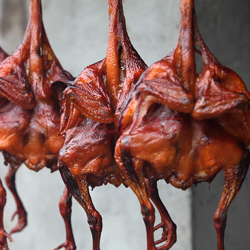 500g湖南特产腊鸡 烟熏农家自制腊鸡肉熏鸡腊鸡美食咸鸡