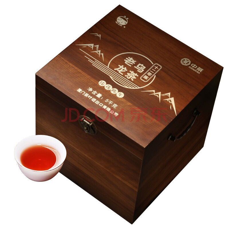 中粮中茶牌 海堤乌龙茶叶 2019年 12年陈老乌龙岩茶礼盒装 5kg/盒