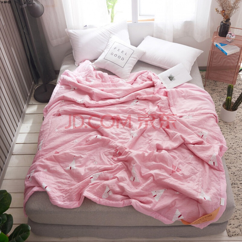 水果夏被夏天水洗棉被夏凉被子双人被芯单人夏季薄被子儿童空调被