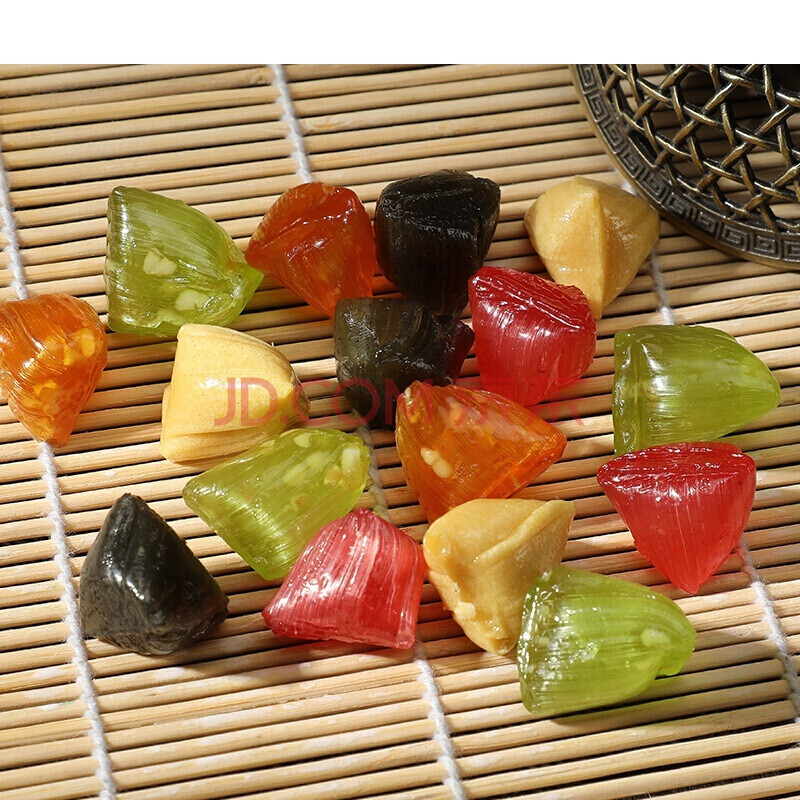 粽子糖 松仁三角苏州特产松子薄荷桂花硬糖500g散装大名食品糖果 薄荷