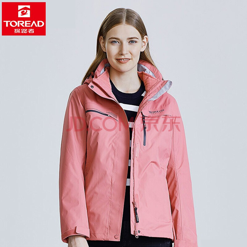 (toread)套绒冲锋衣女2018秋冬新款女tief套绒冲锋衣防水tawg92804