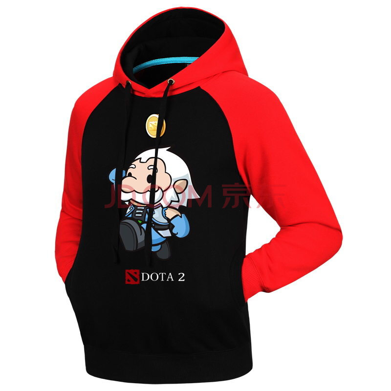 众神zeus宙斯dota2刀塔宽松卫衣游戏周边男外套衣服帽衫2020 红插肩