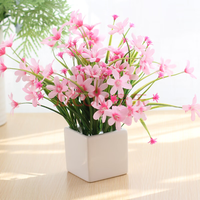 塑料花摆件兰花套装塑料绢花假花仿真花装饰客厅家居室内房间餐桌小