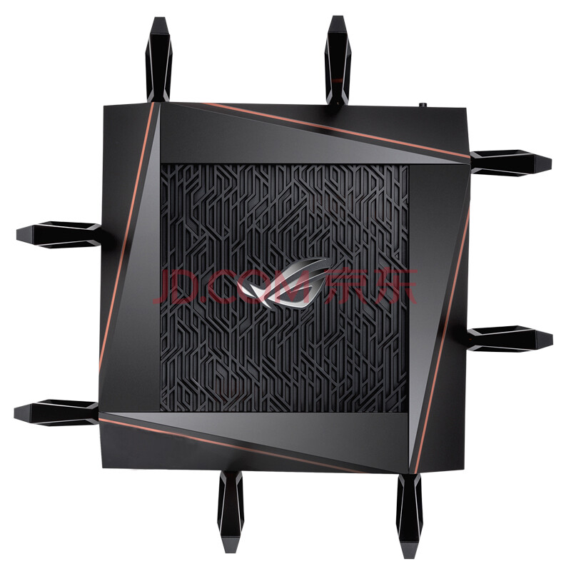 华硕 Asus Rog Gt Ax无线wifi6路由器 三频m游戏路由 四核2 5g游戏端口 华硕八爪鱼ps5网络加速 爱稳赢商城