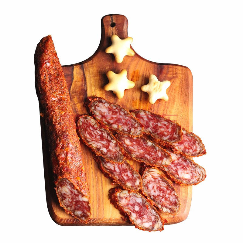 cangali西班牙原装进口萨拉米salami香肠福沃特fuet mini90g 红辣椒味