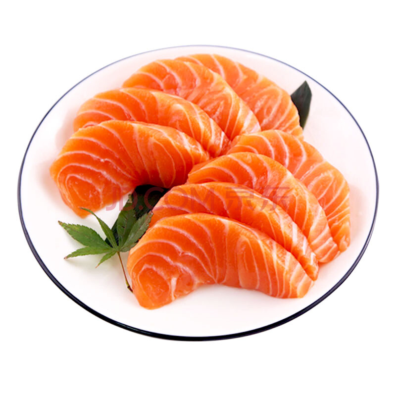 荷裕食品 智利冷冻三文鱼切片刺身(大西洋鲑)100g 可生食 生鲜海鲜