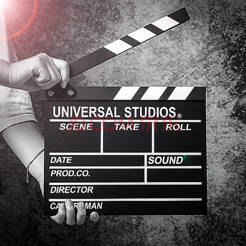 思泽诺 场记板 装饰打卡板电影打板拍板导演打板神器剧组道具影楼开机