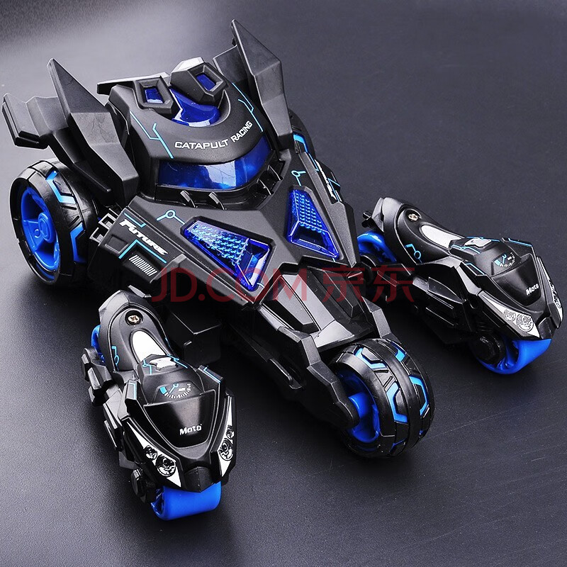 生日礼物儿童合金弹力战车三合一变形玩具汽车金属回力车男孩汽车玩具