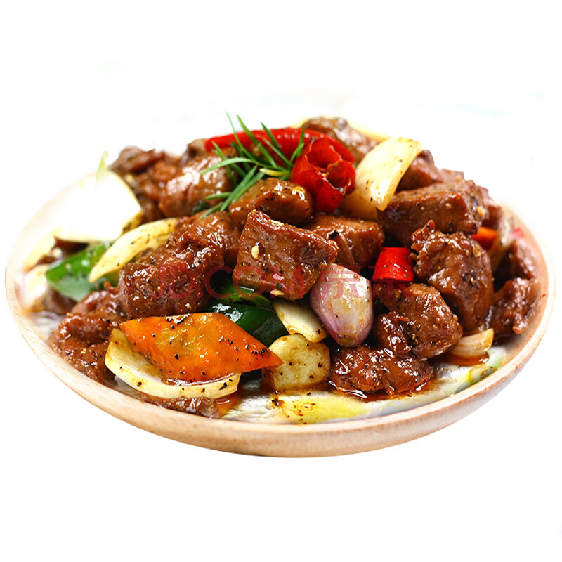 如意三宝 雪花牛仔粒 300g/包 调理牛肉粒 生鲜烤肉已腌制半成品美食