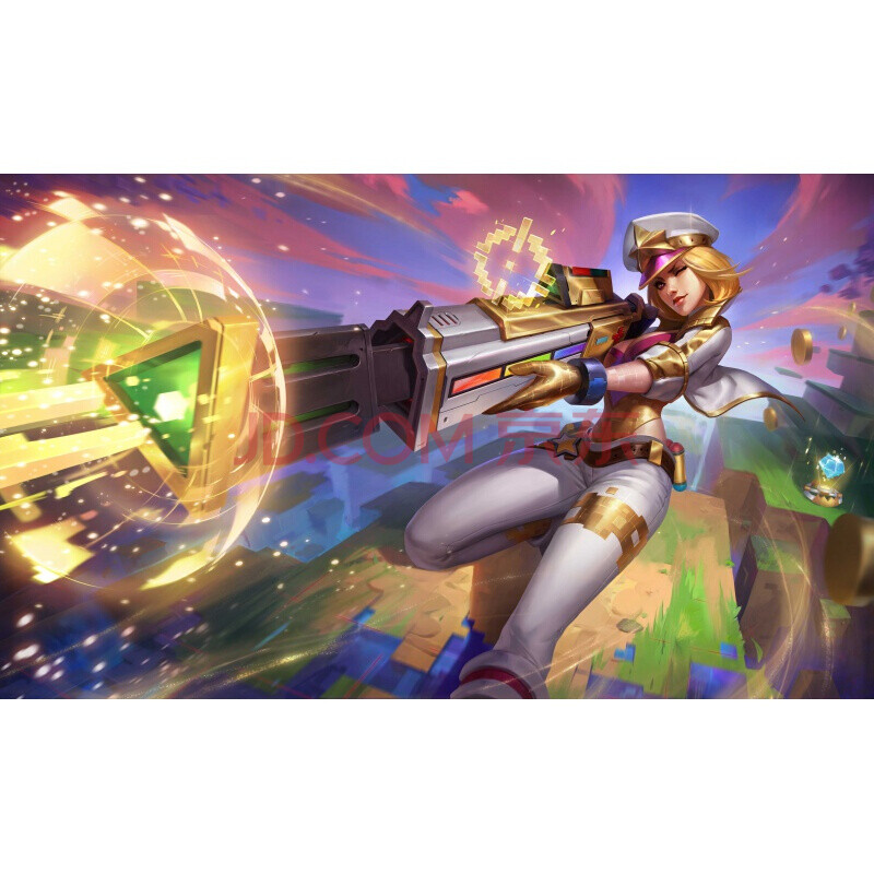 高清lol海报网吧网咖游戏墙纸宿舍卧室大墙贴 来图定制宿巢 至臻女枪