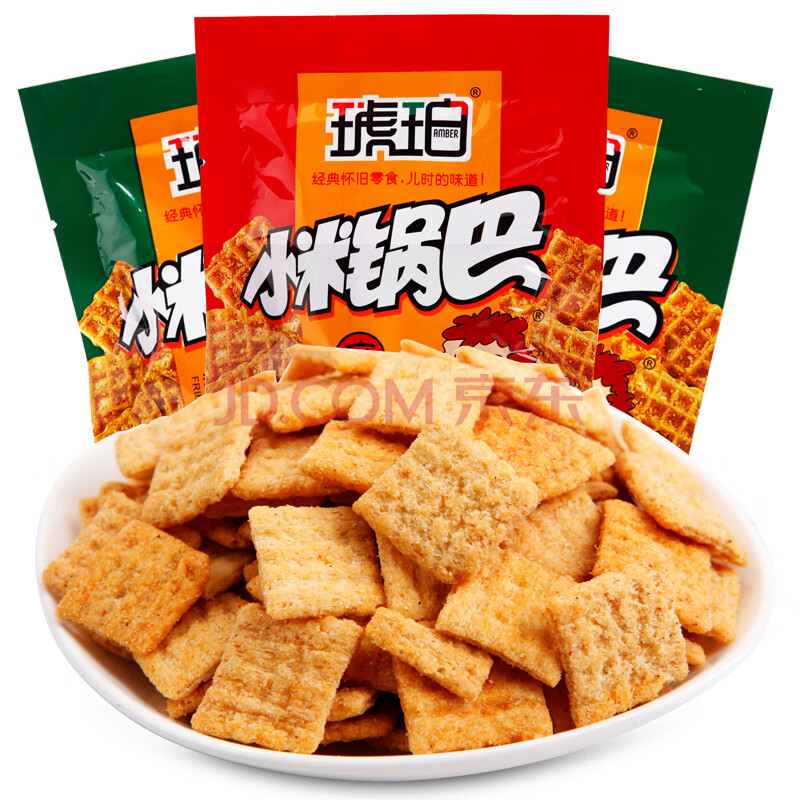 小米锅巴25g*40包 儿时的味道 80后经典怀旧膨化休闲零食小吃1000g