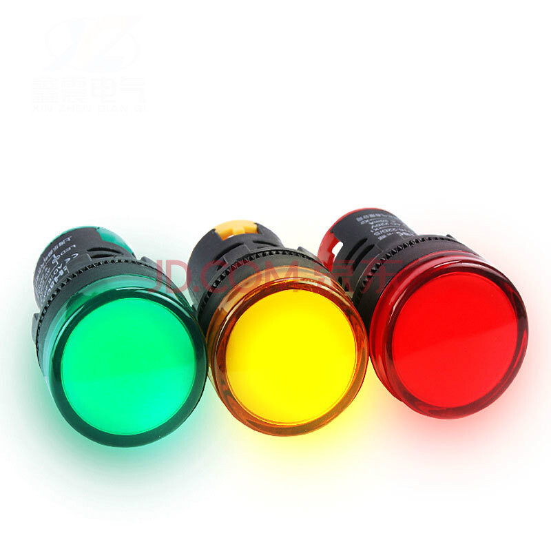 企业采集led指示灯信号灯ad16-22ds电源指示灯24v 指示灯220v 黄色