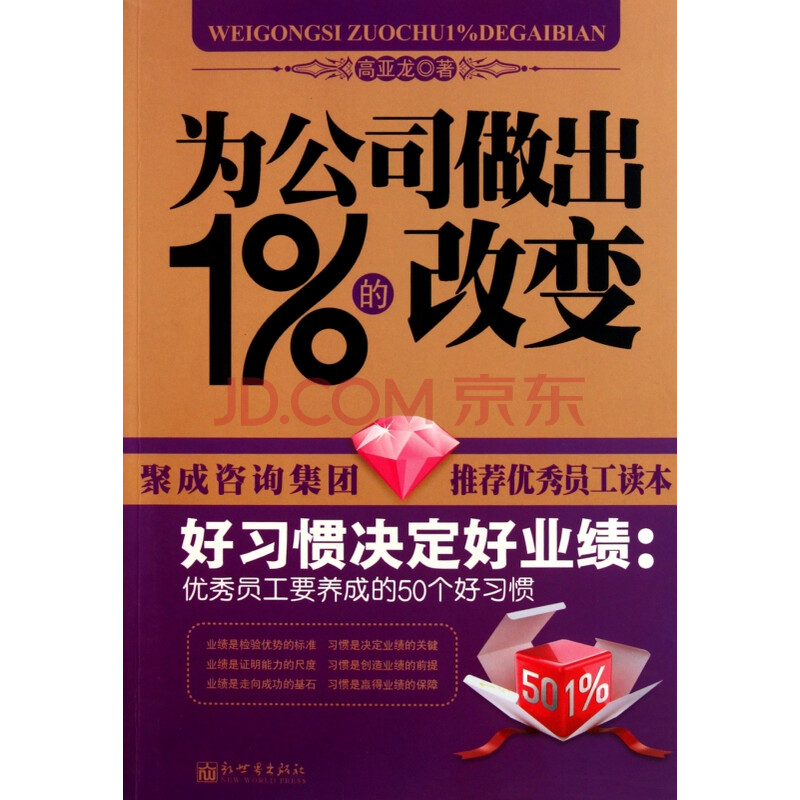 为公司做出1%的改变(好习惯决定好业绩**员工要养成的50个好习惯)