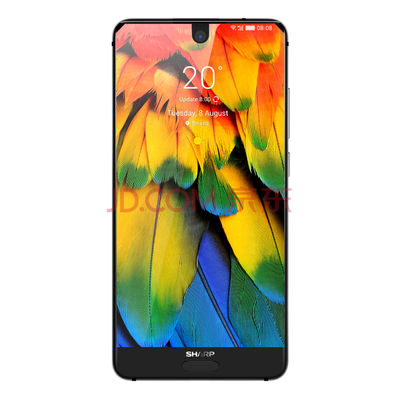 夏普sharp aquos s2 全面屏手机 全网通 4gb 64gb 釉理白 移动联通