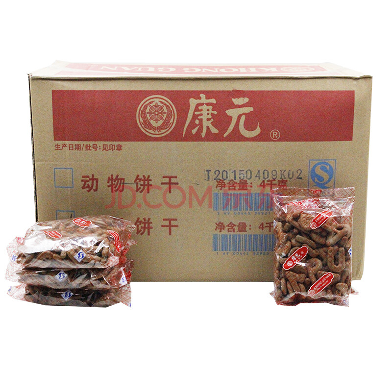 康元 饼干4kg 整箱 香酥饼干小包装散称儿时经典怀旧美味零食办公室