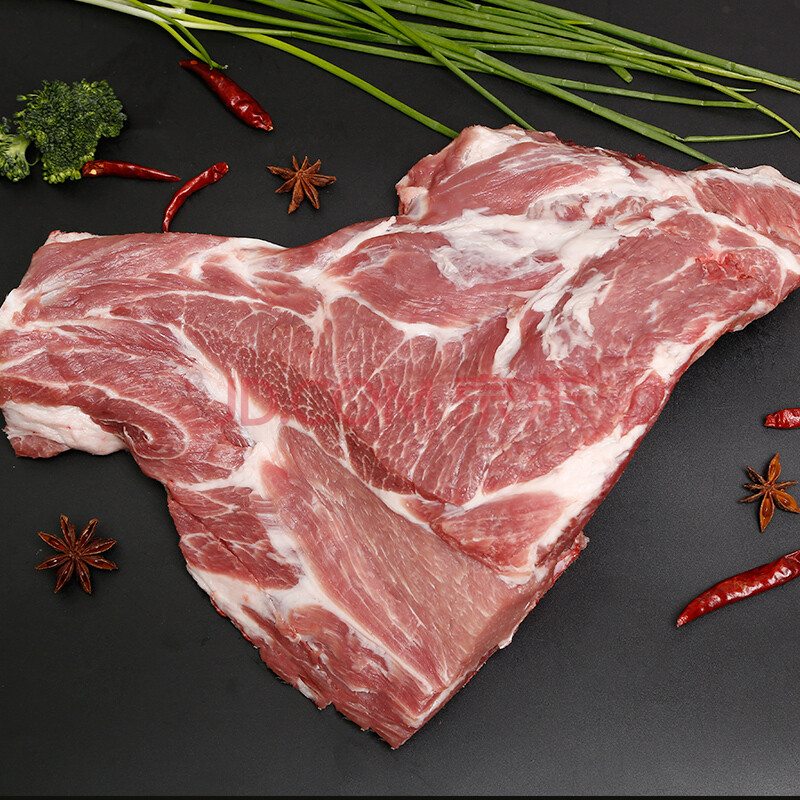 优膳房 生鲜新鲜猪精品排骨段 蛋白桑草饲猪肉 400g/袋 乡村土猪排骨