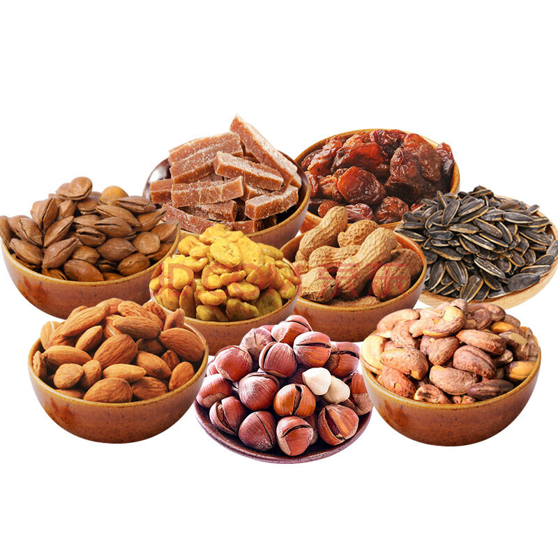 艾贝拉 混合坚果炒货 干果蜜饯 零食大礼包 果园农场礼盒2019g