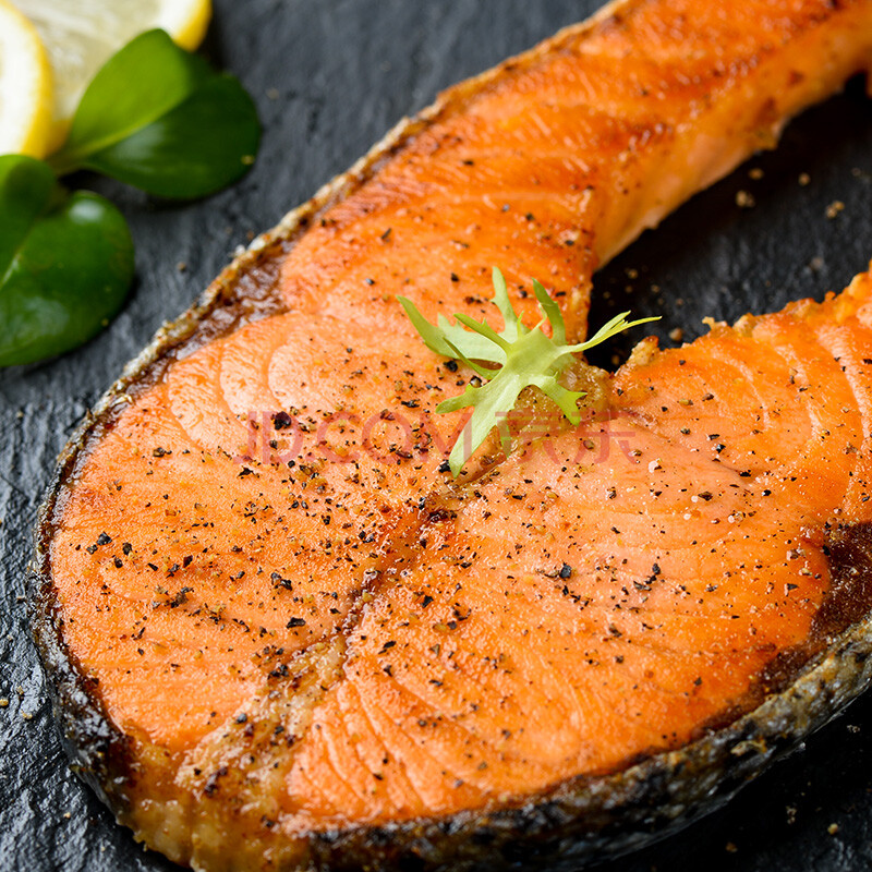 我爱渔 冷冻智利三文鱼圆切(大西洋鲑) 300g 2-3块 袋装 海鲜水产