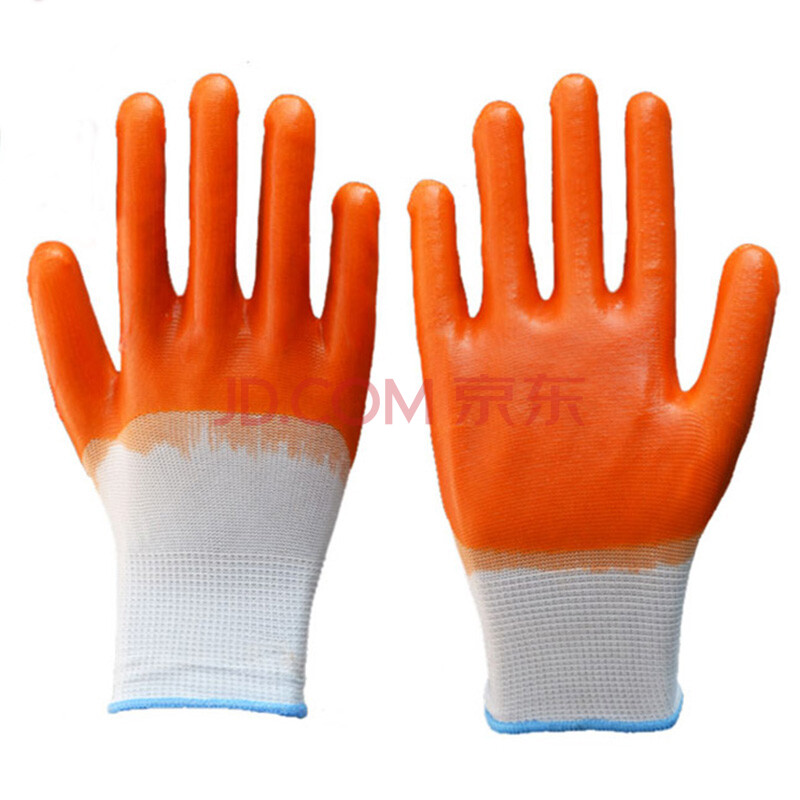 劳保手套 工作手套 pvc全挂 牛筋浸胶涂胶 全胶手套 120双