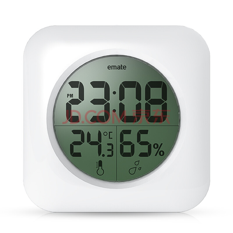 钟大显示挂钟防水墙钟挂表emate吸盘钟【图片 价格 品牌 报价】-京东