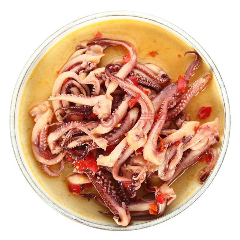 坤兴 即食泡椒鱿鱼须 150g 袋装 阿根廷进口鱿鱼 即食海产品