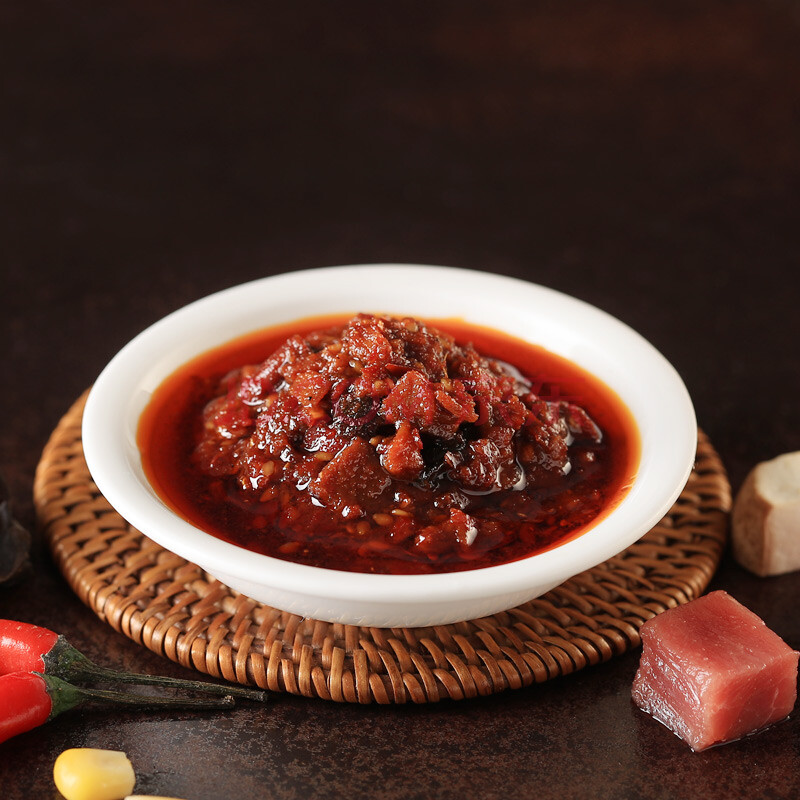 饭爷 解馋望乡拌饭酱 香菇牛肉酱 下饭酱下饭菜 拌面酱 林依轮辣酱