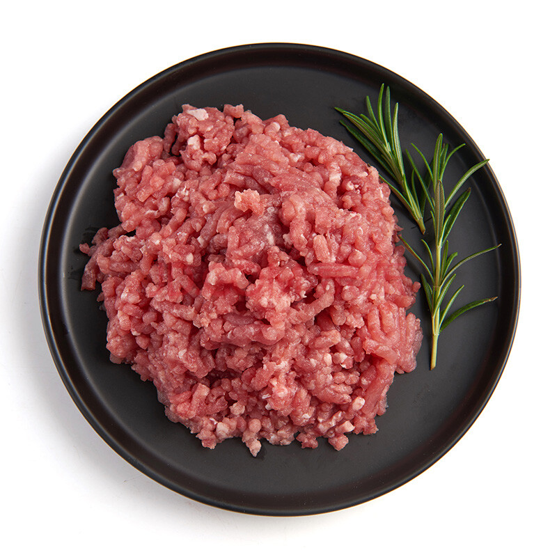 家育 中华黑猪 土猪肉 猪肉馅 瘦肉馅馄饨饺子馅 500g