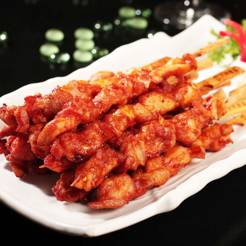 御鲜轩 骨肉相连(生制) 鸡肉 鸡骨 烧烤串 铁板烧 25串/1000克