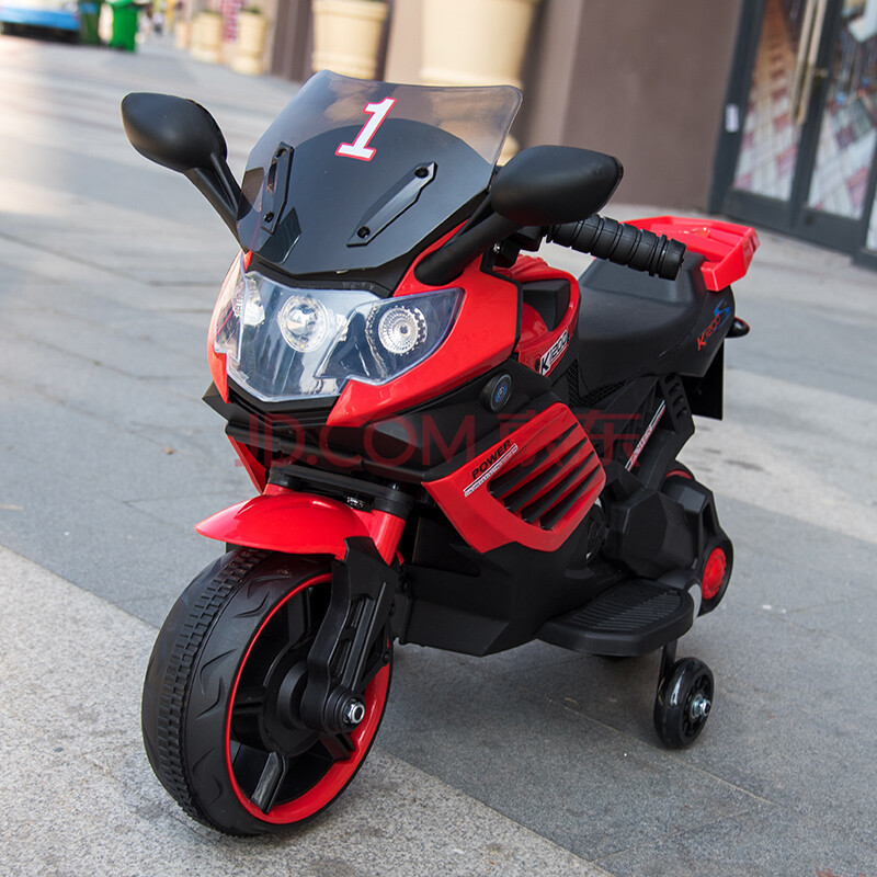 电动摩托车儿童电摩托电瓶车越野玩具赛车三轮车可坐小朋友家用 升级