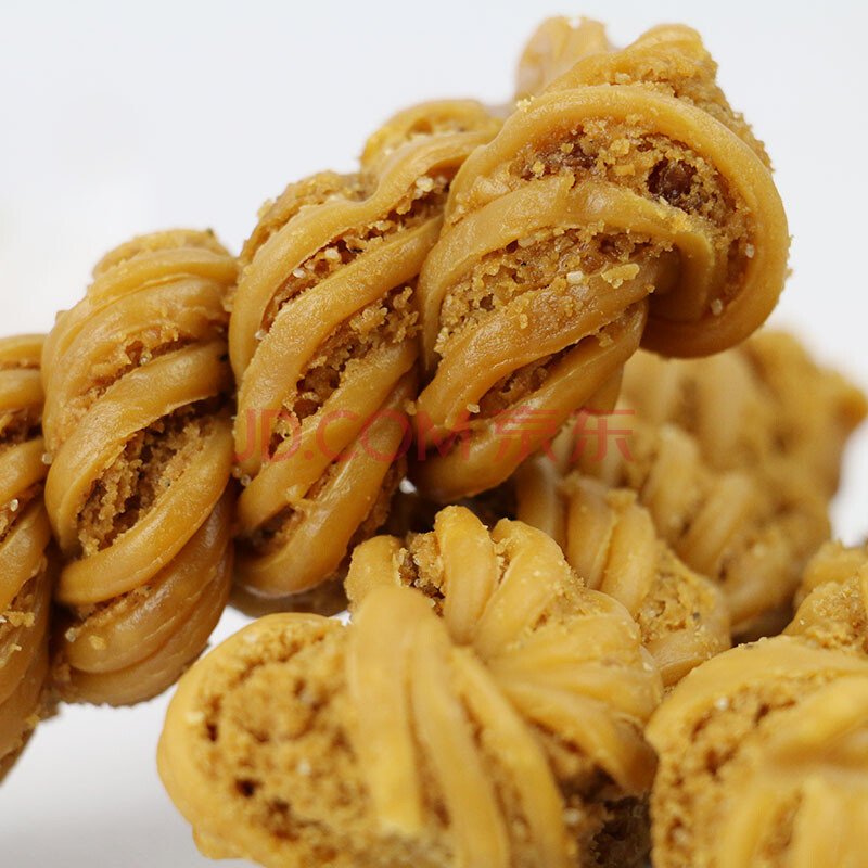 商品相册:【京东超市】津顺祥 清真食品 天津夹馅麻花(黑芝麻味)清真