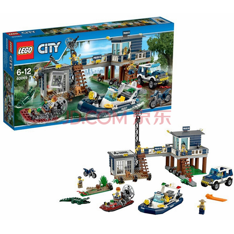 樂高lego 城市系列 city 早教 拼插積木 玩具 5-12歲 2020new 沼澤